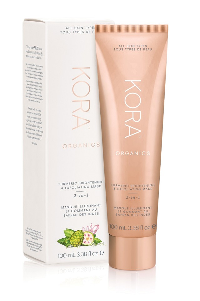 KORA Organics - Turmeric Brightening & Exfoliating Mask 2 in 1 100 ml