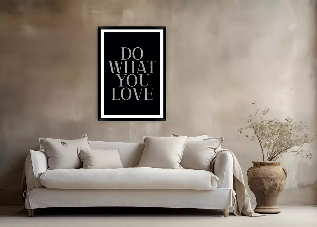 Wandbild 50 x 70 cm Do What You Love