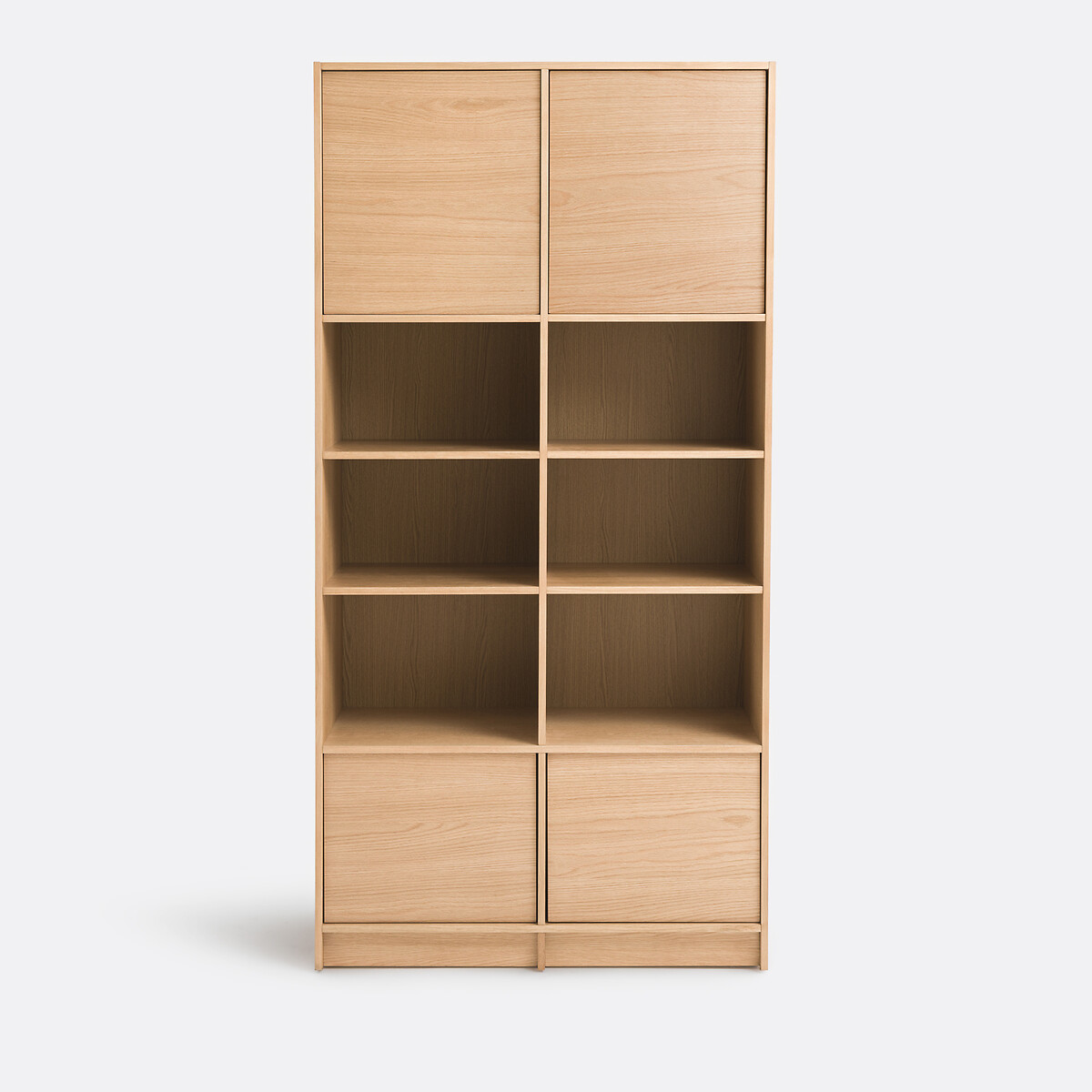 LA REDOUTE INTERIORS<br>Estante modular em carvalho, 4 portas Senssia