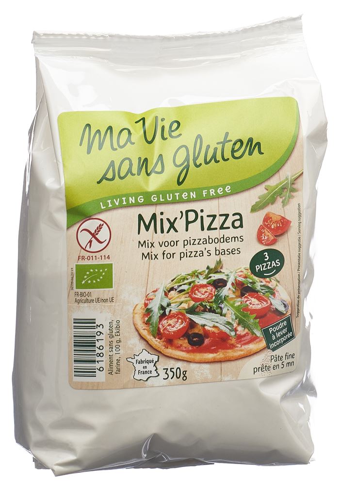 Ma Vie Sans Gluten Pizzateig Mehlmischung<br>350 g, Beutel