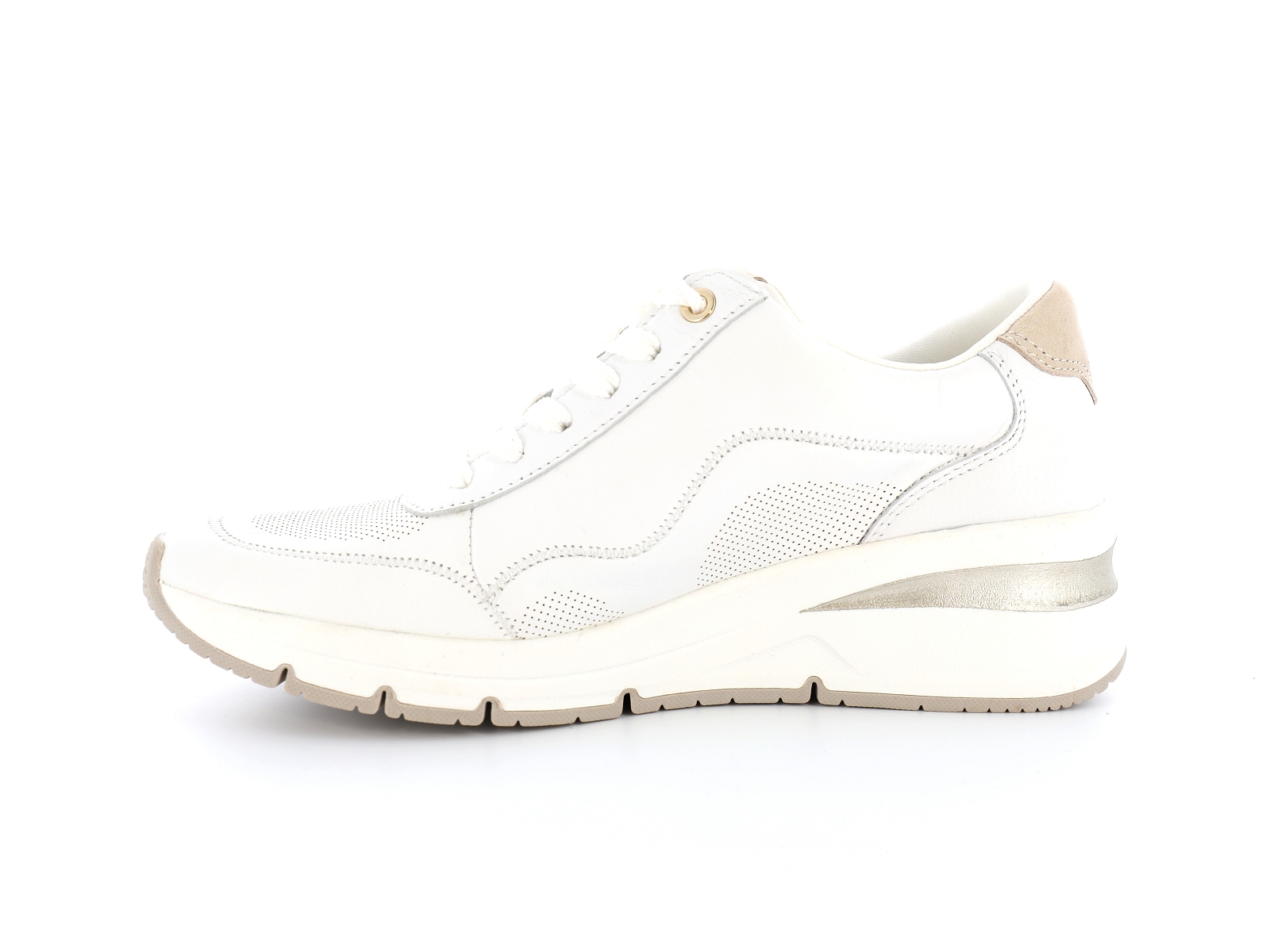 Tamaris-23761 Cuir Blanc