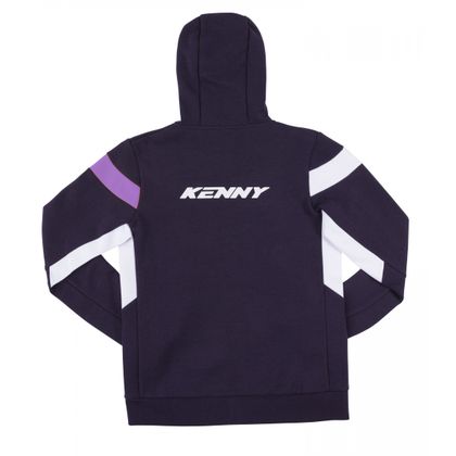 Sweat Kenny CAPUCHE ZIPPE RACING FEMME - Bleu
