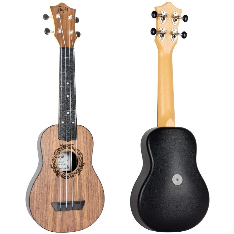 Flight Travel Series TUS50 Walnut Salamander sopraan ukelele met gigbag
