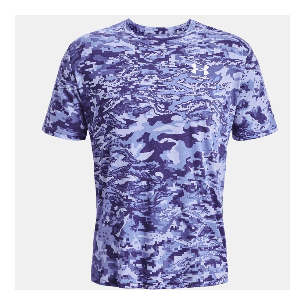 Under Armour UA ABC CAMO - Tee-shirt Homme sonar blue/white