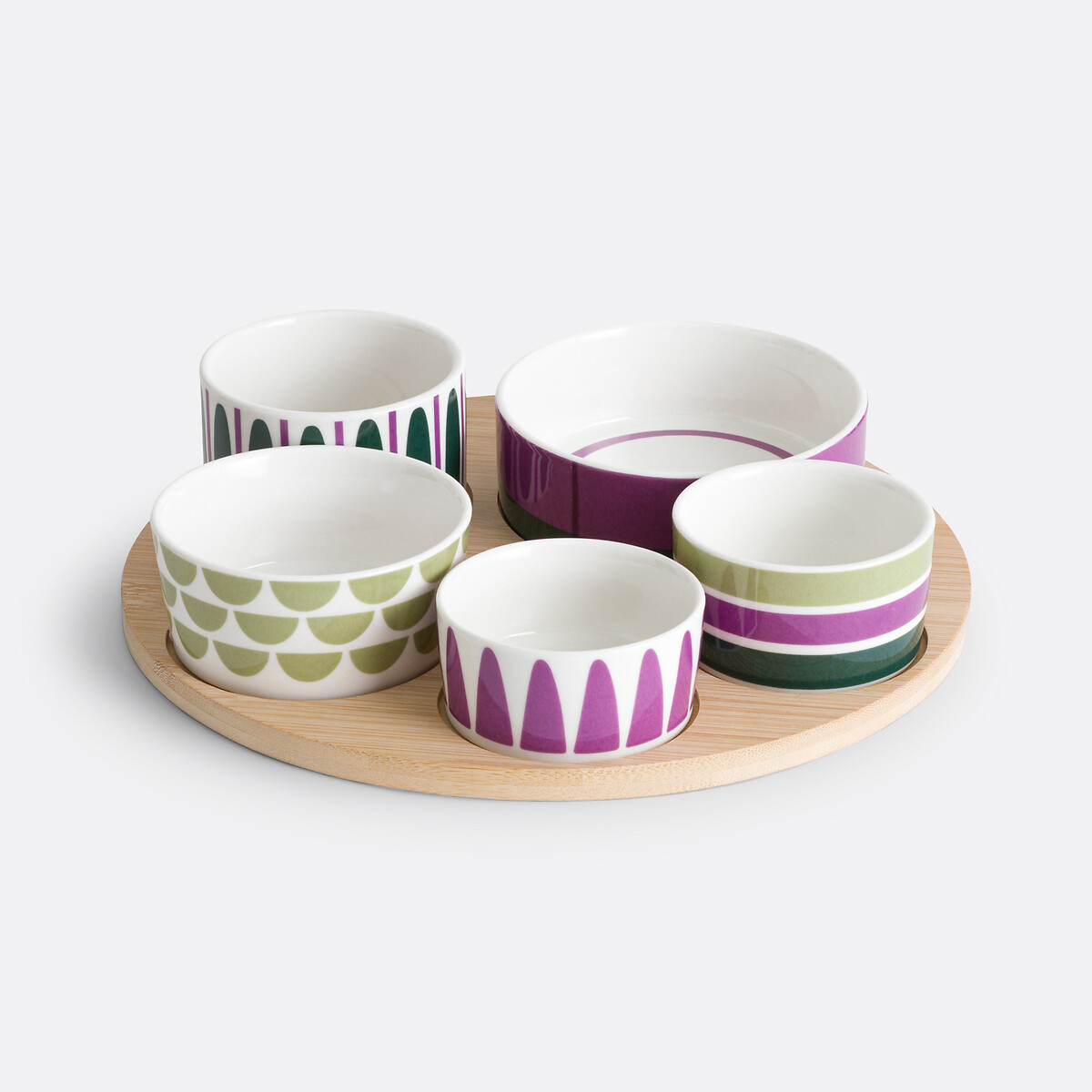 LA REDOUTE INTERIEURS<br>Conjunto de aperitivos de 5 taças pequenas, Etno