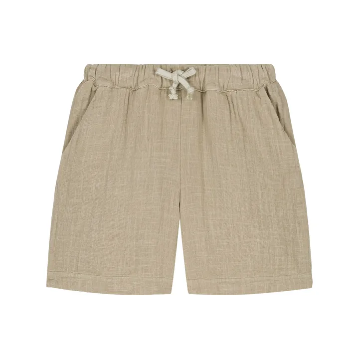 Studio Bohème Bermuda Basile Gaze de Coton | Sauge