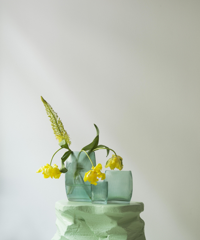 Normann Copenhagen Tide vaas 28 Blue