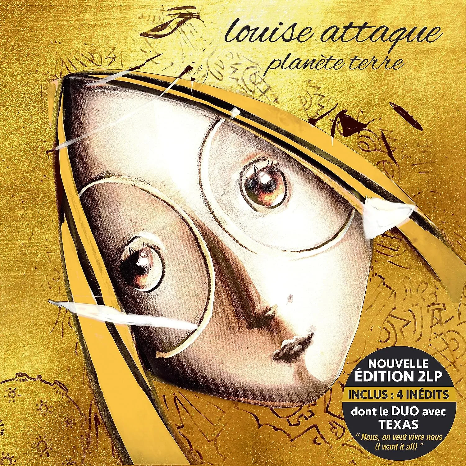 Louise Attaque - Planète Terre - Nouvelle édition (2 LP) Disques vinyle Pop Rock