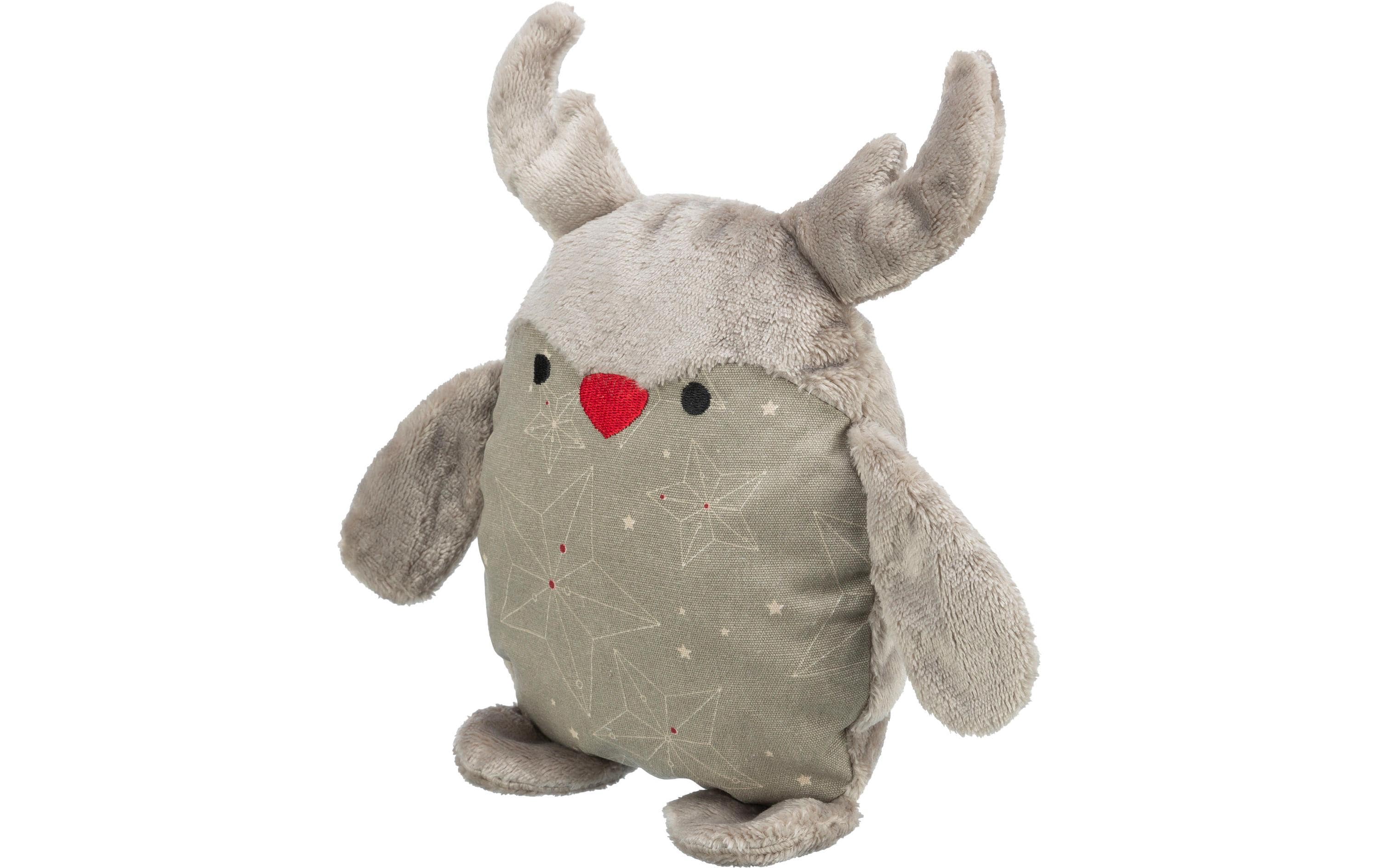 Hunde-Spielzeug Xmas Rentier, 30 cm, GrauPlüschtier