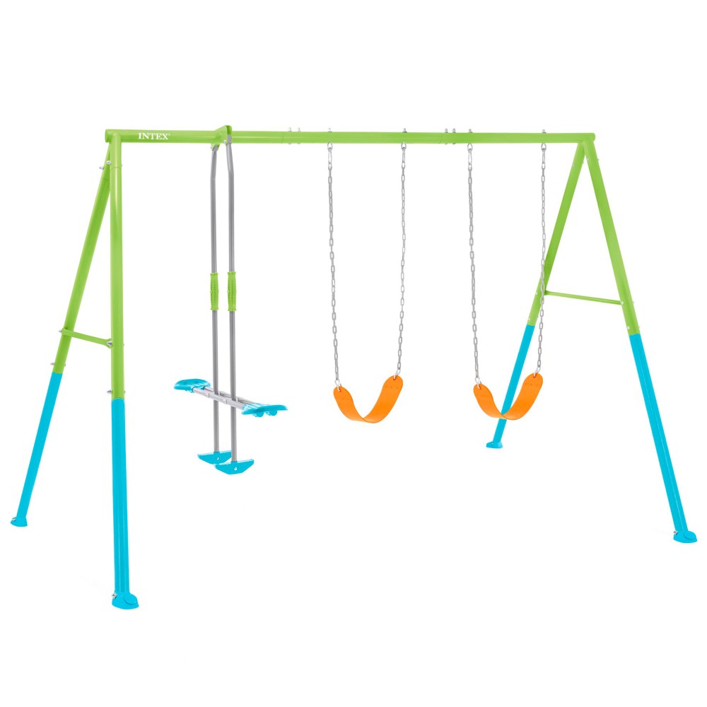 Balanço duplo de jardim Intex com cadeira de balanço
