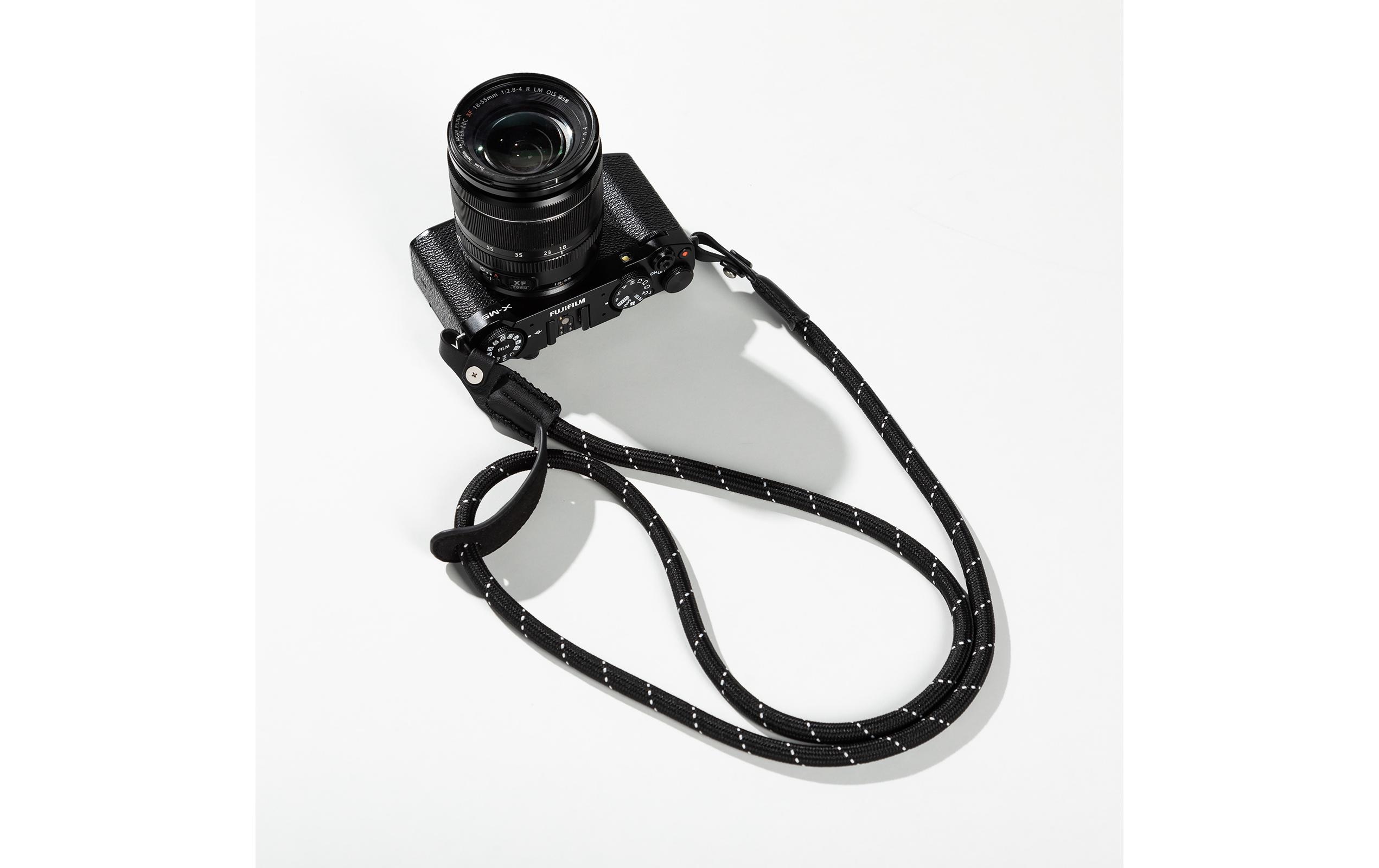 Universal Braided Shoulder Strap SchwarzKameragurt mit einer Tragkraft bis zu 10 kg