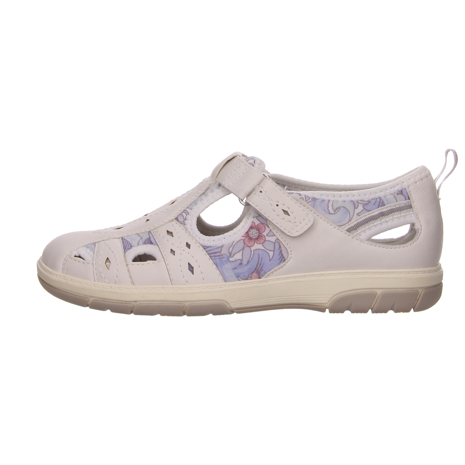 Jana Shoes Slipper weiß weiss/weiss kombi