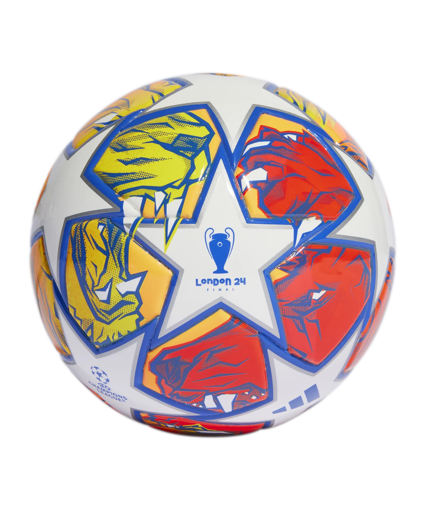 adidas Miniball UCL London Weiss Blau