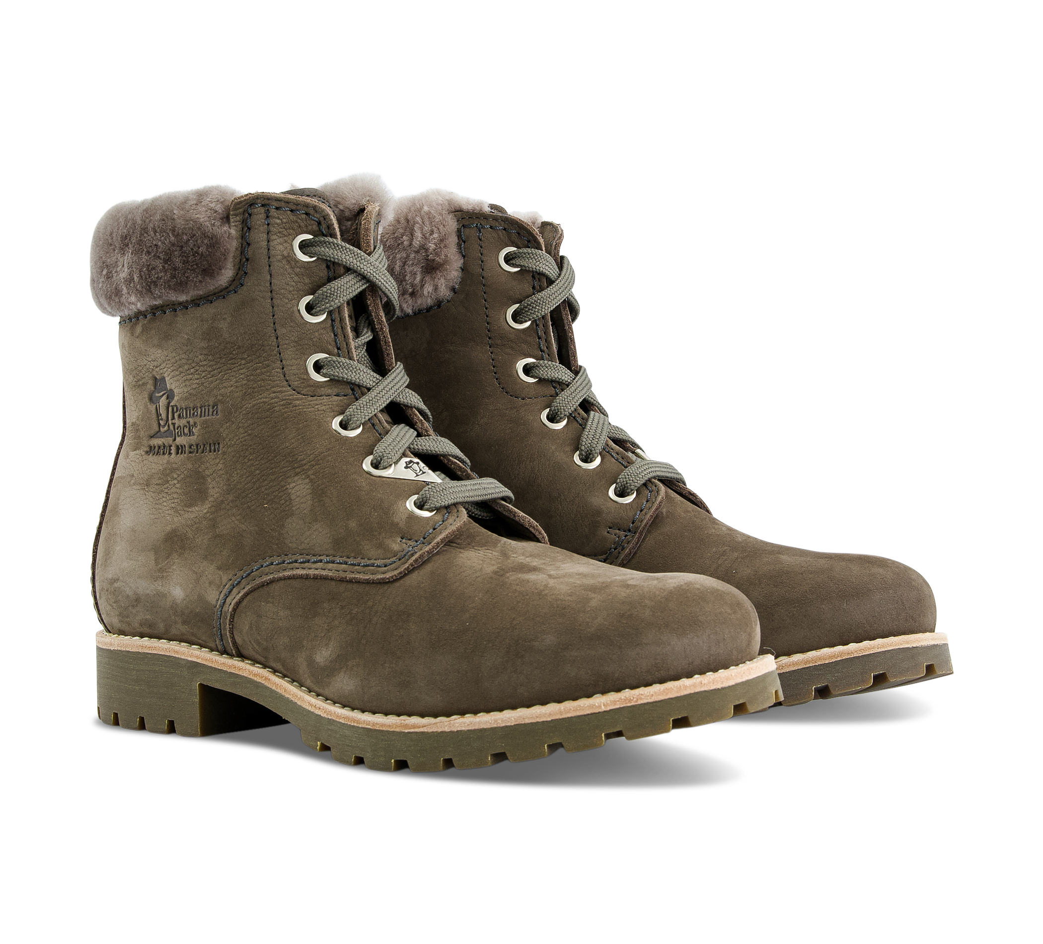 Panama Jack Panama 03 - Schnürstiefel Leder grau