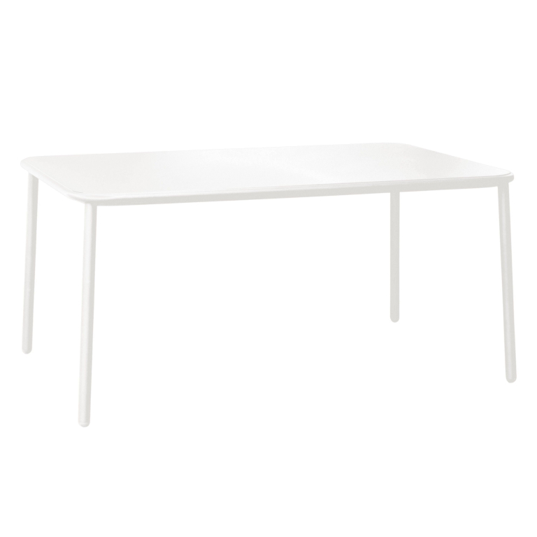Emu Yard Table Aluminium tuintafel 160x98 Mat Wit