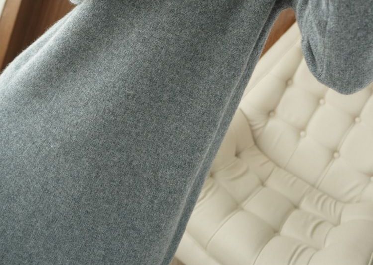 Beaustreet - Mock-neck trui-jurk