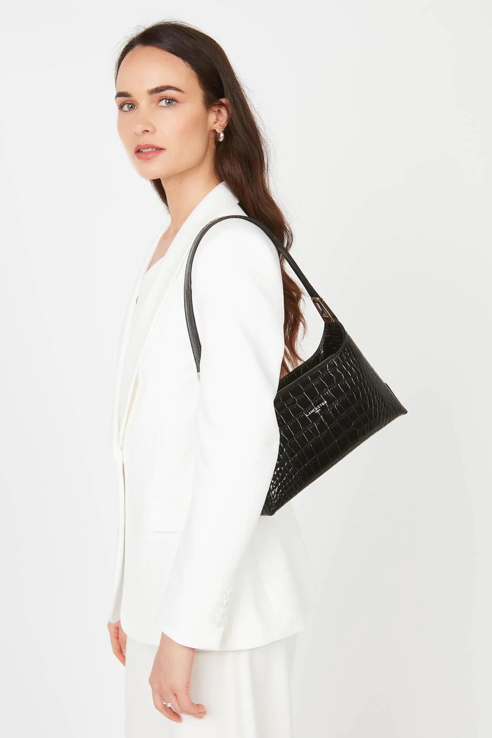 Exotic Lézard & Croco FR-Sac baguette