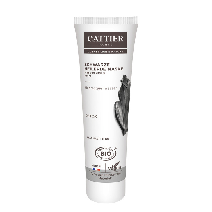 Cattier schwarze Heilerde Maske, 100 ml