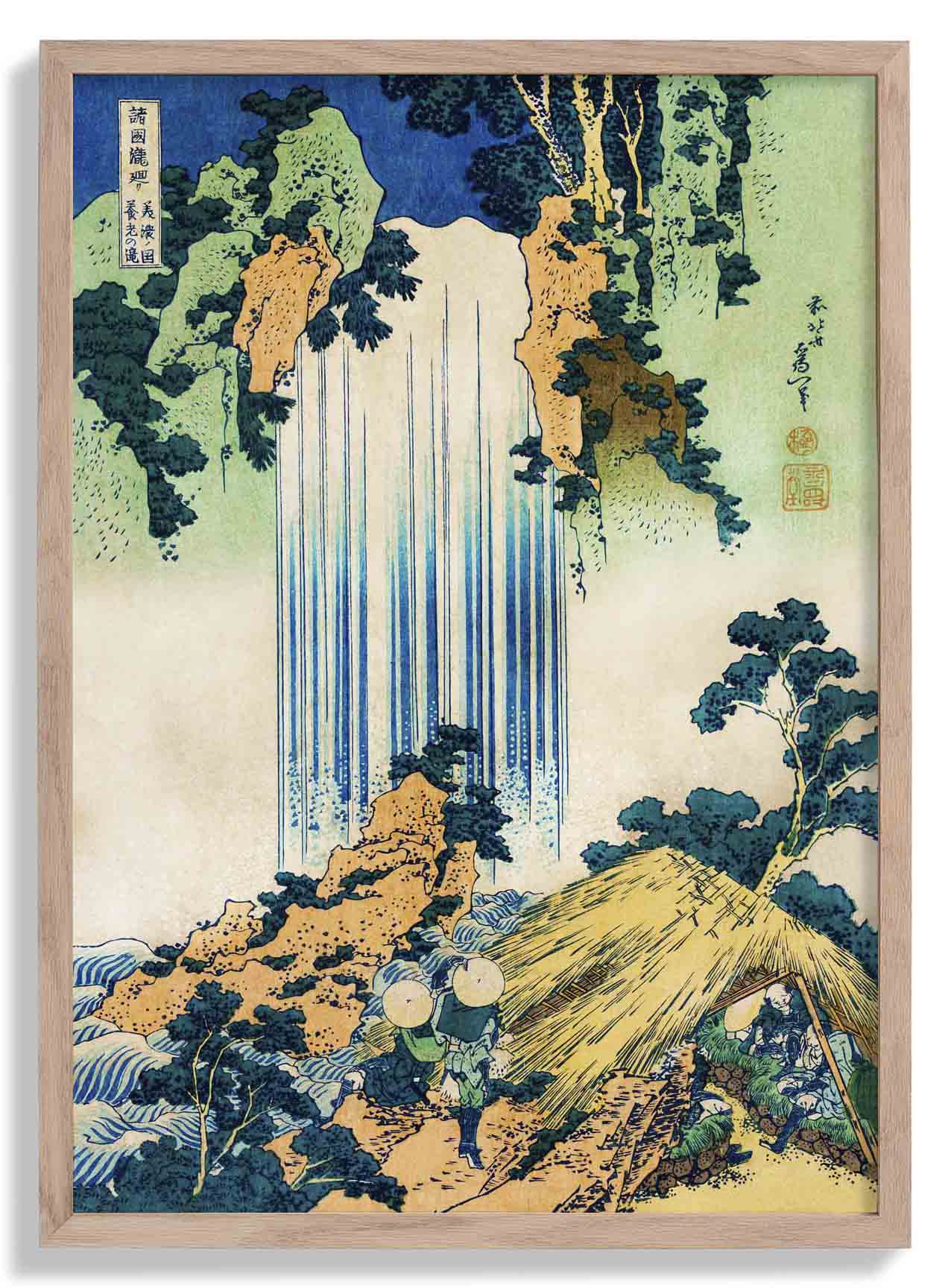Yoro Wasserfall von Hokusai