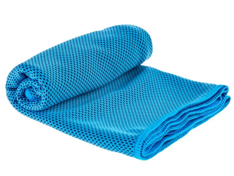 KOOR Kühltuch Aegean Blue, 30 x 100 cm Kühlendes Handtuch für den Sommer und sportliche Aktivitäten