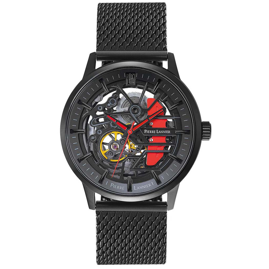 Coffret De Montre Pierre Lannier Rallye Noir