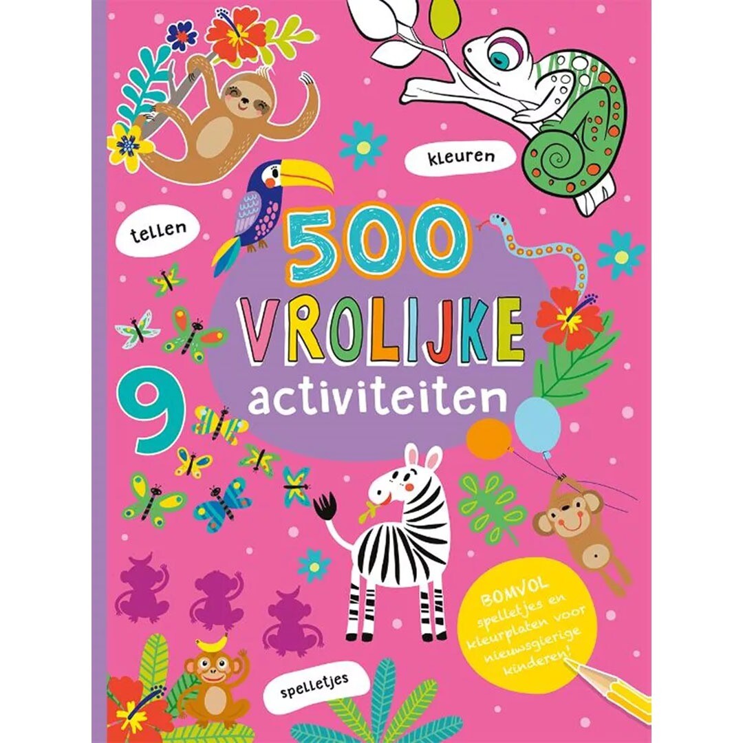 Uitgeverij rebo activiteitenboek 500 vrolijke activiteiten
