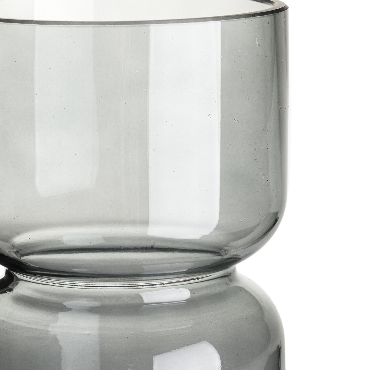 LA REDOUTE INTERIEURS<br>Vaso em vidro fumê H22cm, Sinai