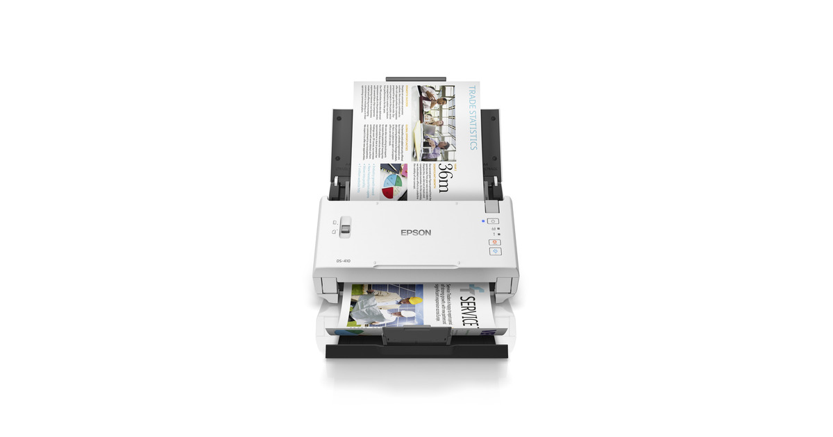 EpsonWorkForce DS-410 feedscanner  (Wit/zwart, USB 2.0)