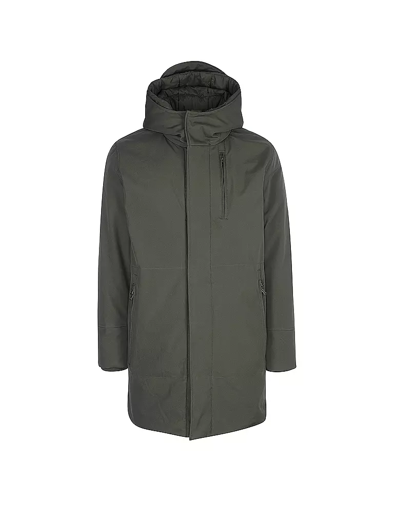 KNOWLEDGE COTTON APPAREL Softshell Parka grün