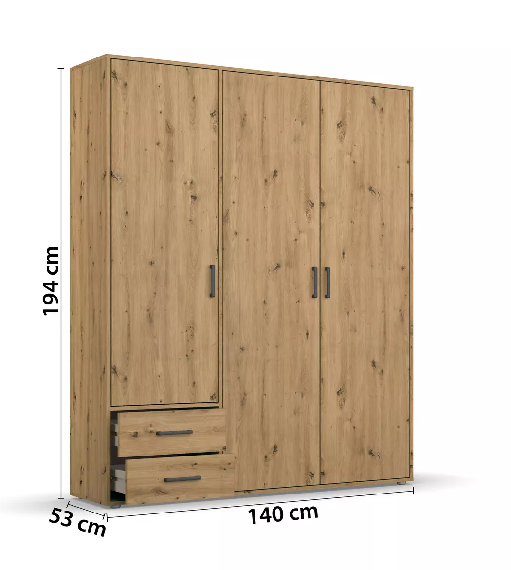Kleiderschrank Voyager 140 x 194 cm