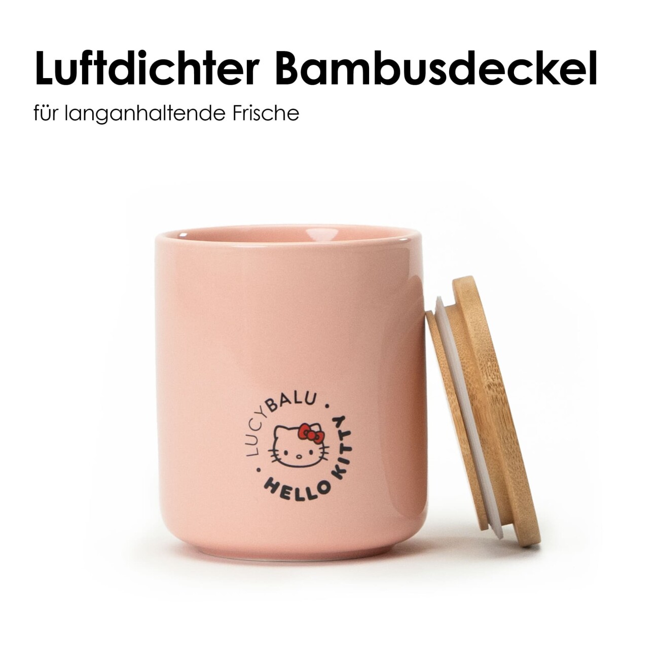 LucyBalu SNACK BAR Katzen Leckerlidose - Hello Kitty Edition