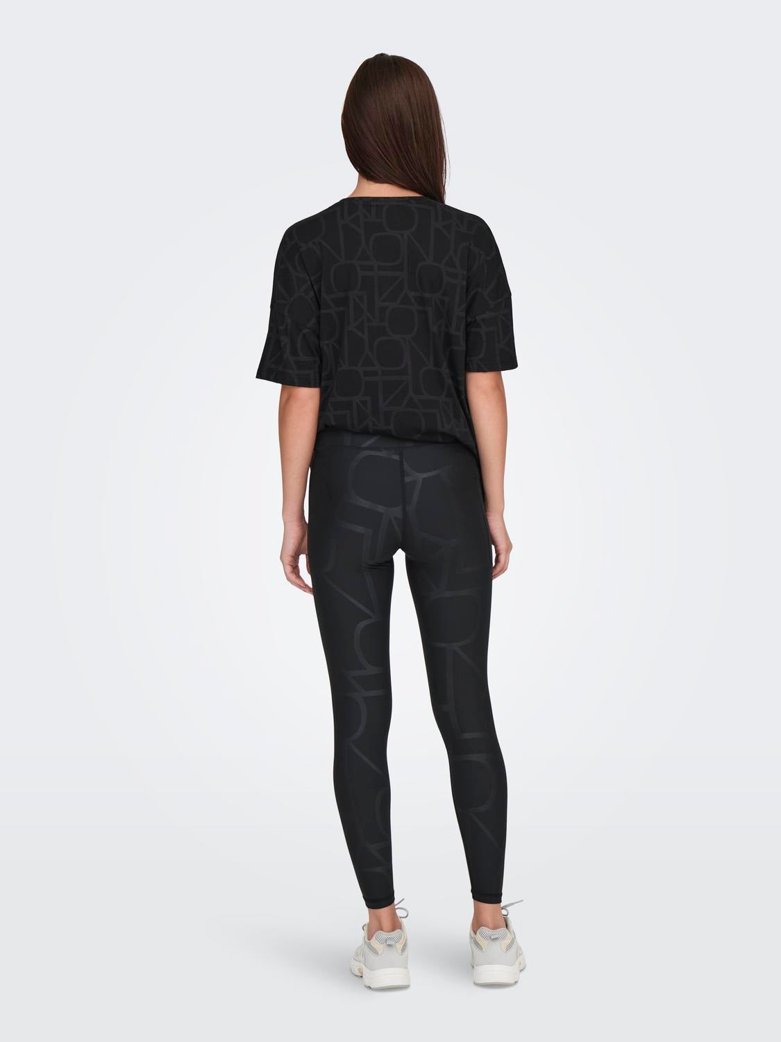 ONPFONT-2 Hohe Taille Skinny Fit Sportleggings Black