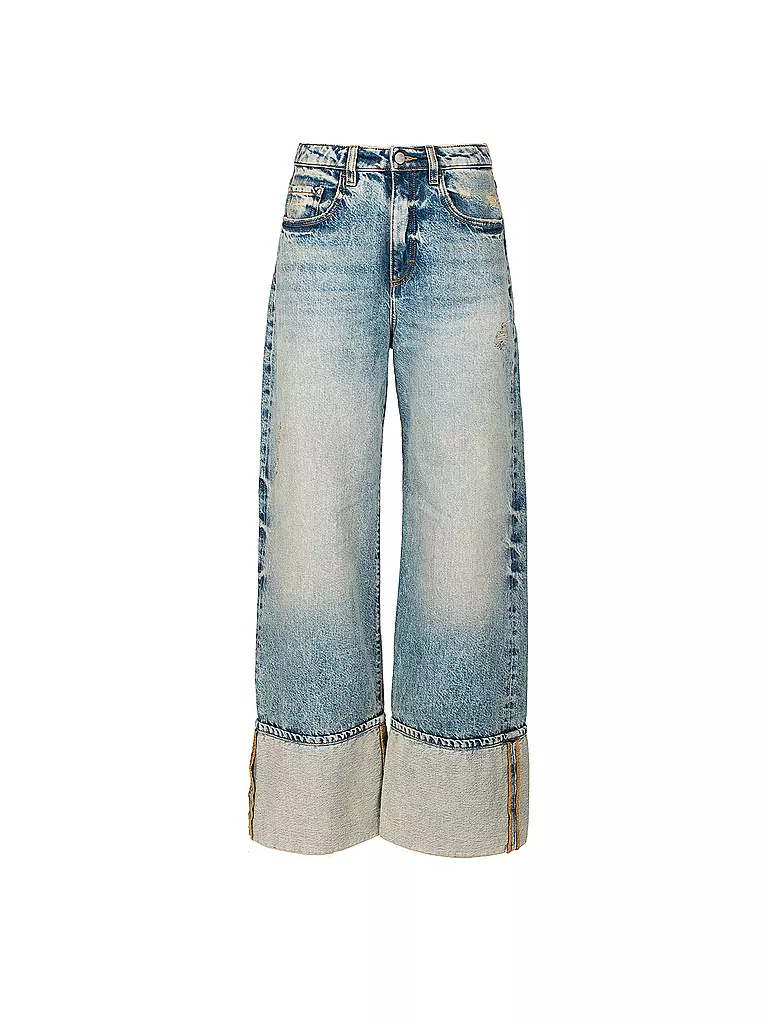 ICON DENIM Jeans Flared Fit KIKI blau