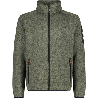CMP Full-Zip Melange Fleecejacke Sage / Antracite Herren