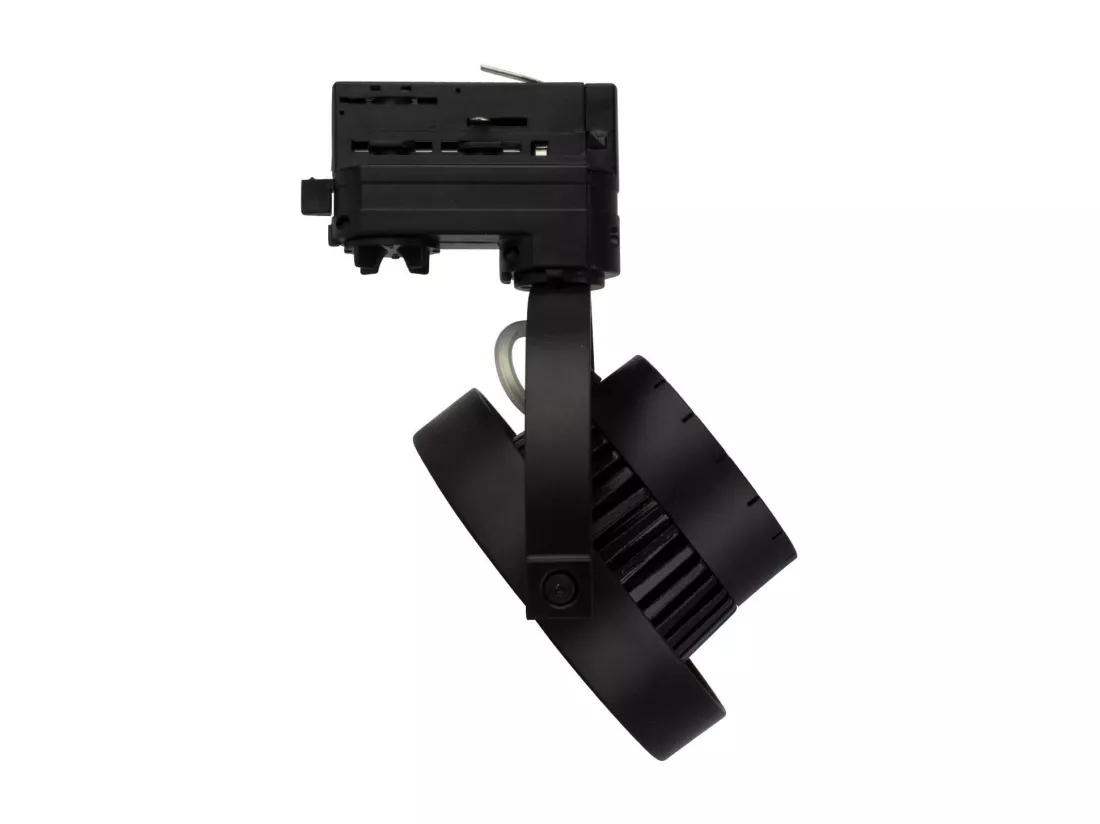 Spot LED sur Rail Triphasé CREE AR111 15W Dimmable Noir 4000K Blanc neutre
