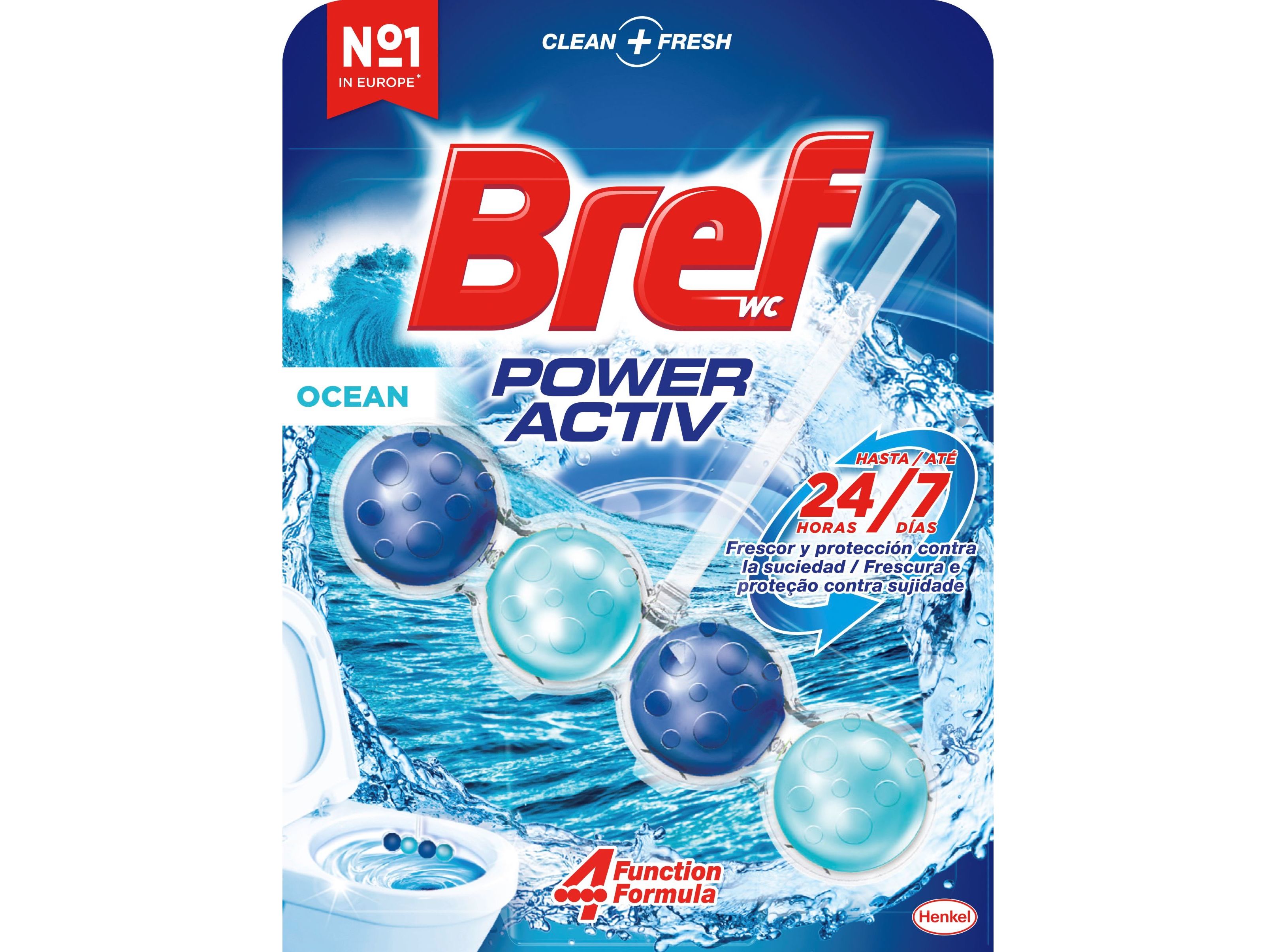 BLOCO BREF SONASOL SANITÁRIO PODER ACTIVO AQUA 50G
