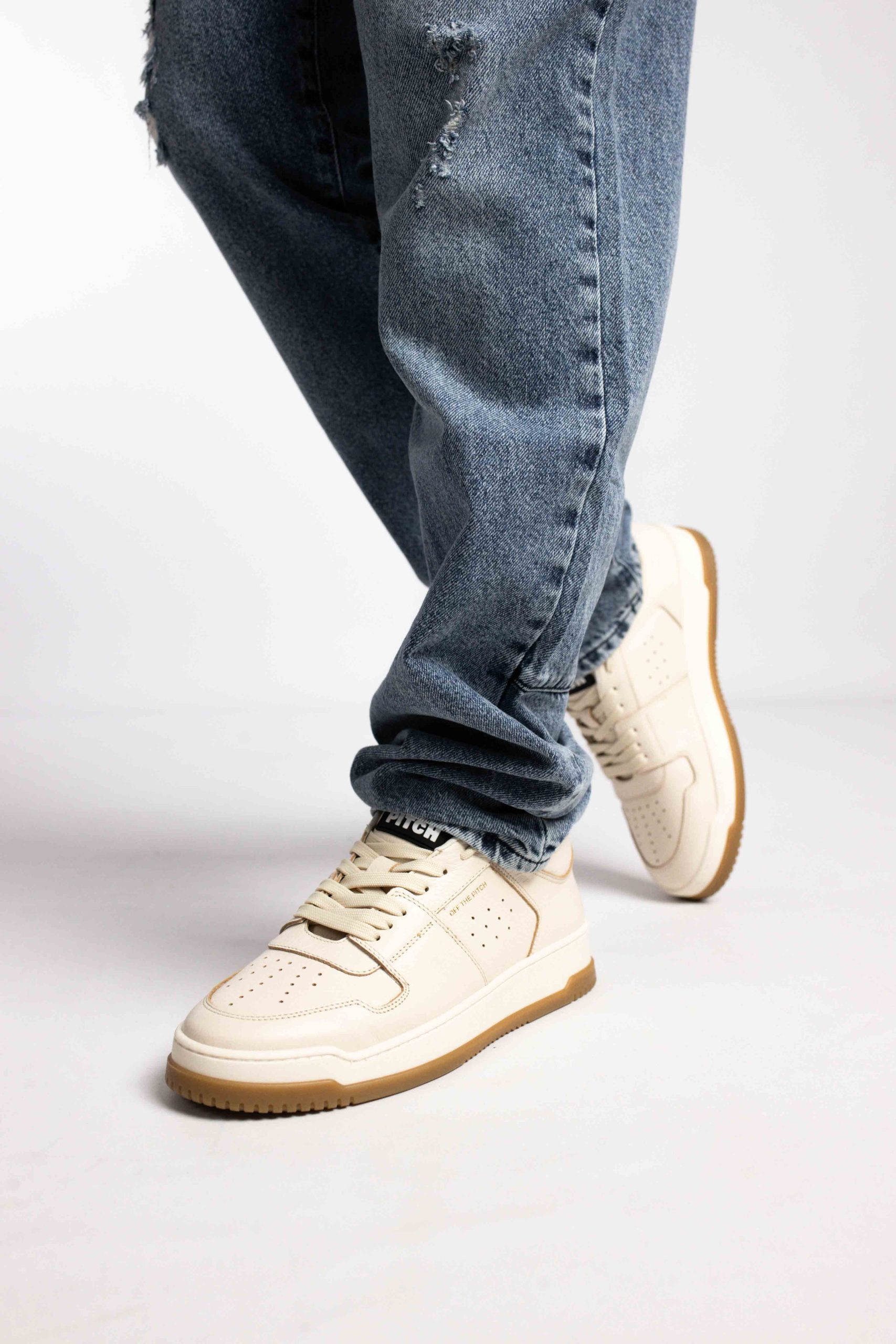 Off The Pitch Breathe Sneakers Heren Bruin/Beige