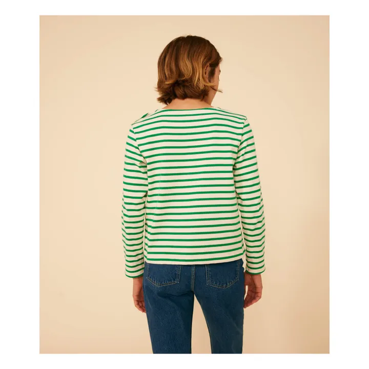 Petit Bateau Marinière Majorel - Collection Femme | Vert