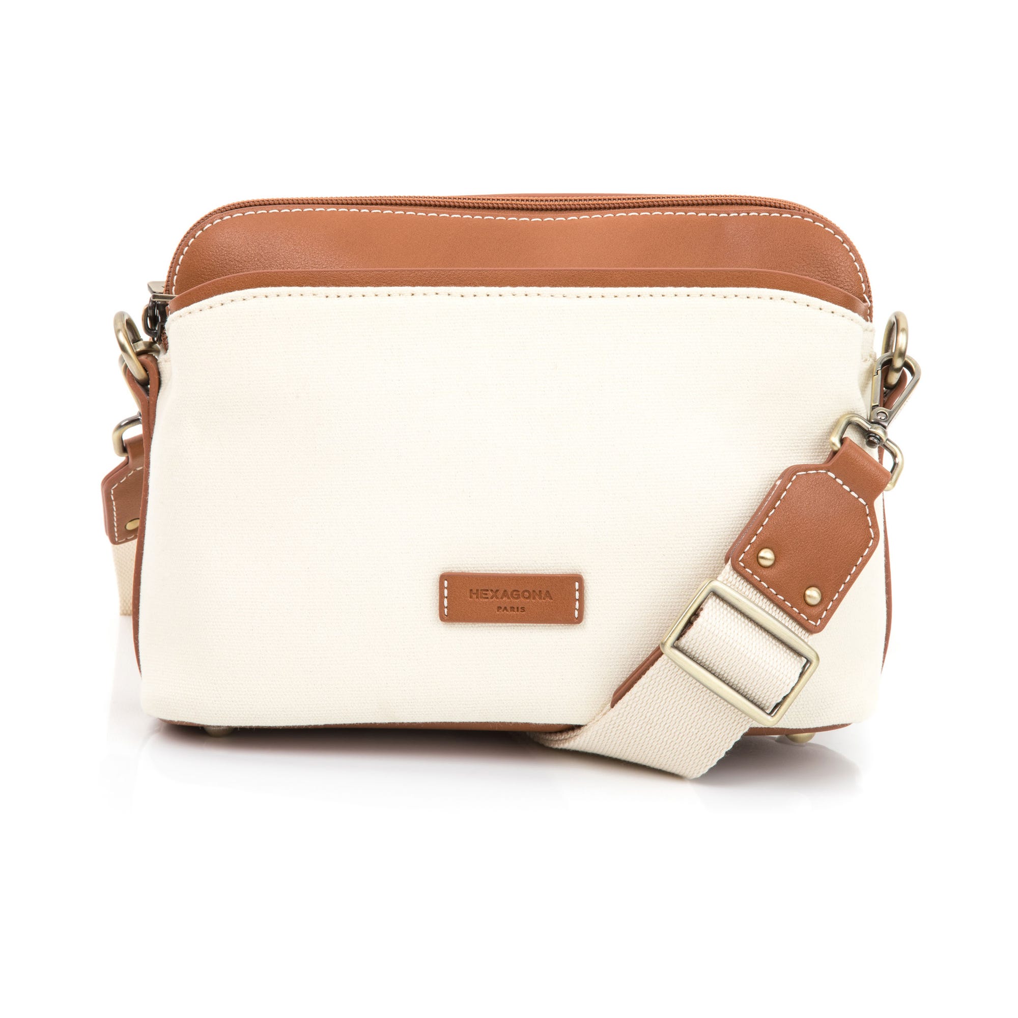 Sac bandoulière beige