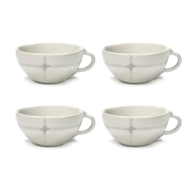 Serax - Zuma Espressotasse by Kelly Wearstler, Salt / weiss (4er-Set)