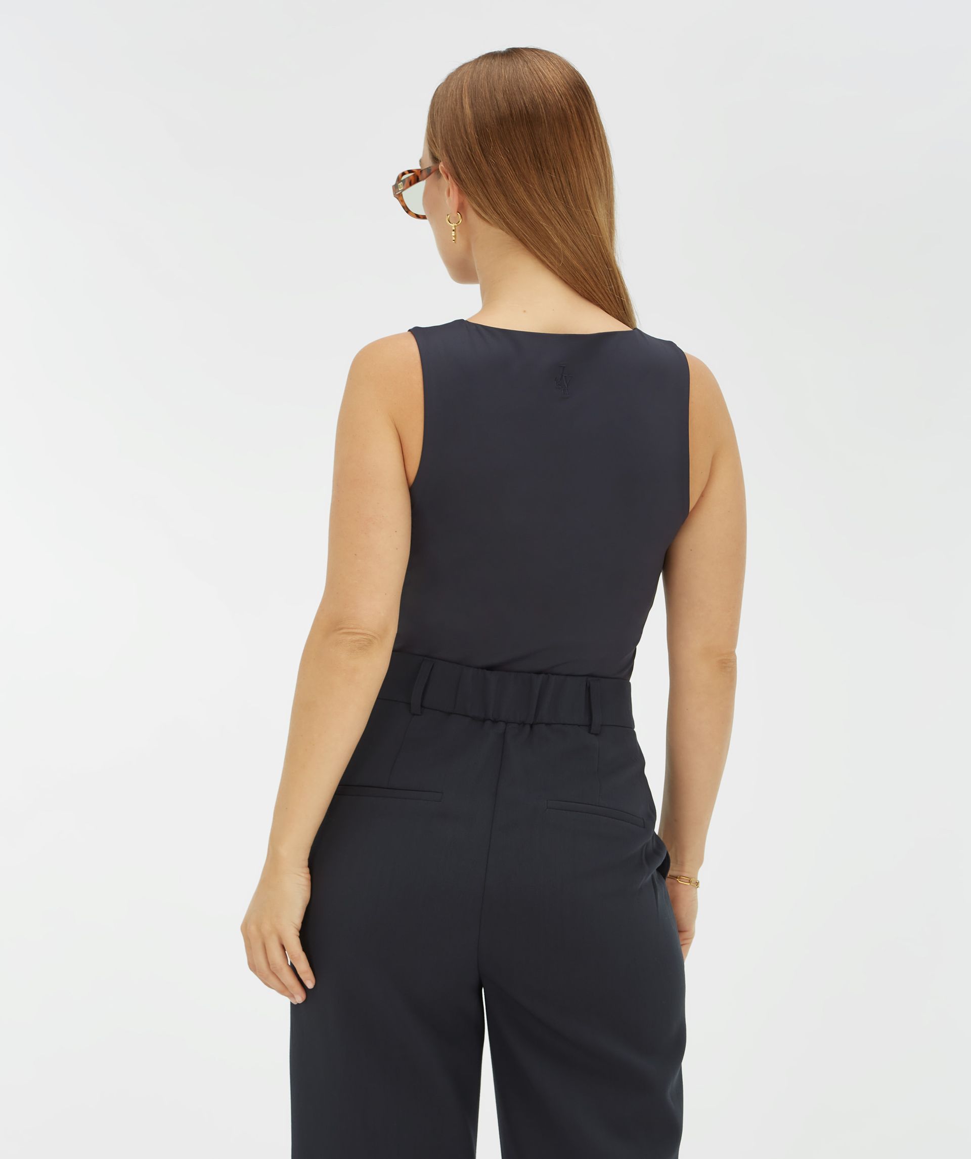 JV-LINDE slim fit top - dark blue