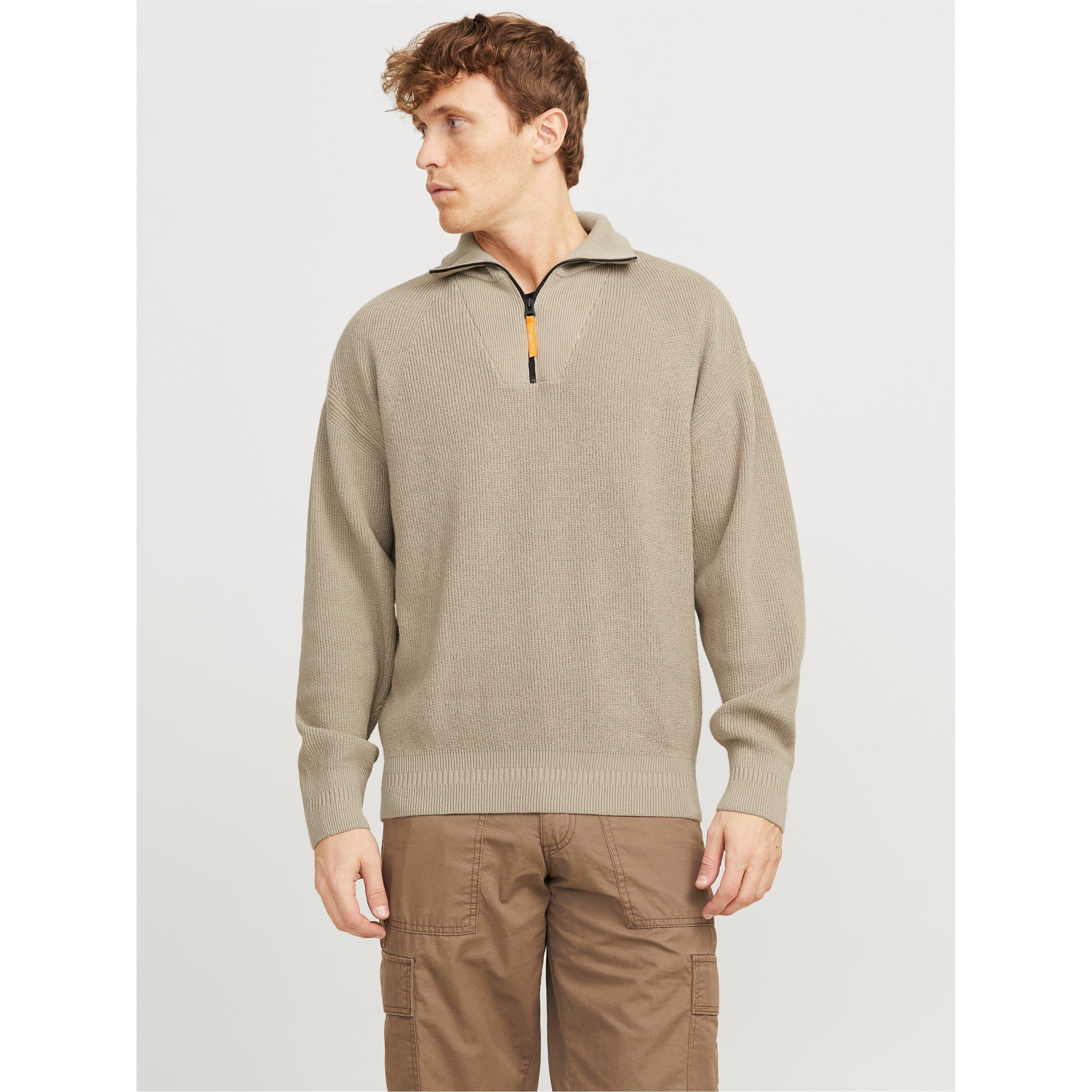 Jack and Jones JJ Half Zip Knit Mens