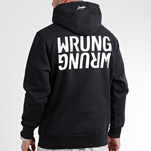 Sweat Capuche Toxic Noir Blanc