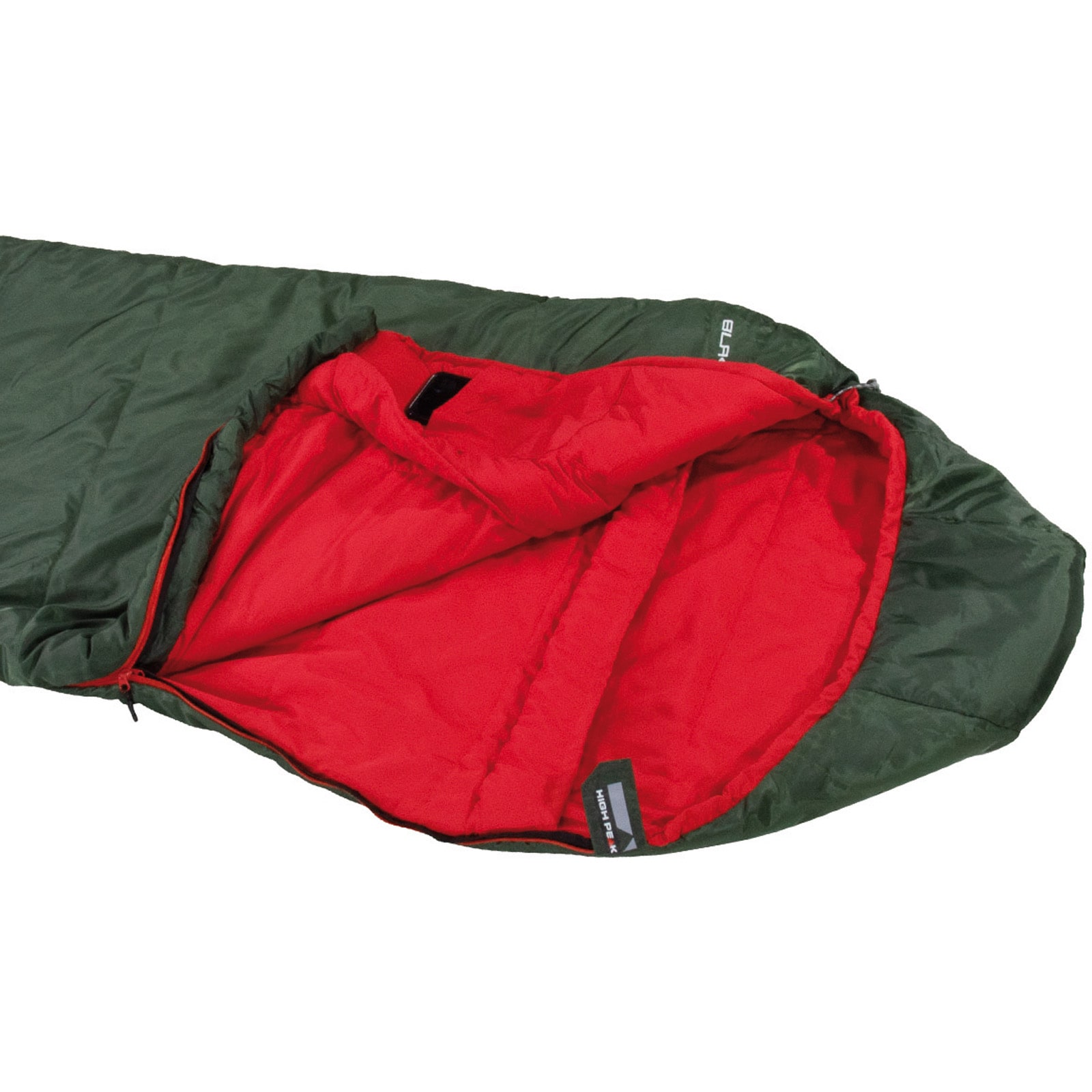 HIGH PEAK Mumienschlafsack Black Arrow ECO Sommer Trekking Schlafsack Leicht