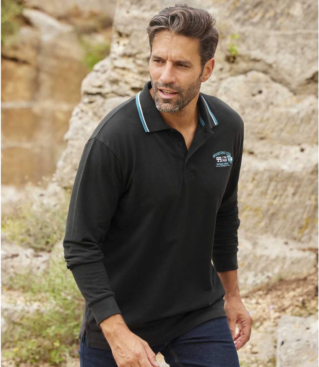 Lot de 2 Polos Maille Piquée Sporting Cup