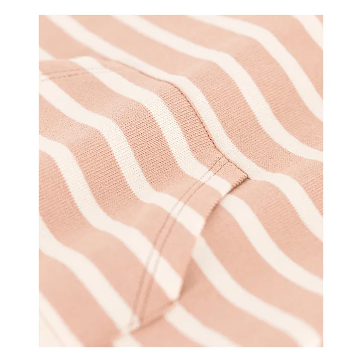 Petit Bateau Combinaison Courte Sans Manches en Jersey Epais | Vieux Rose