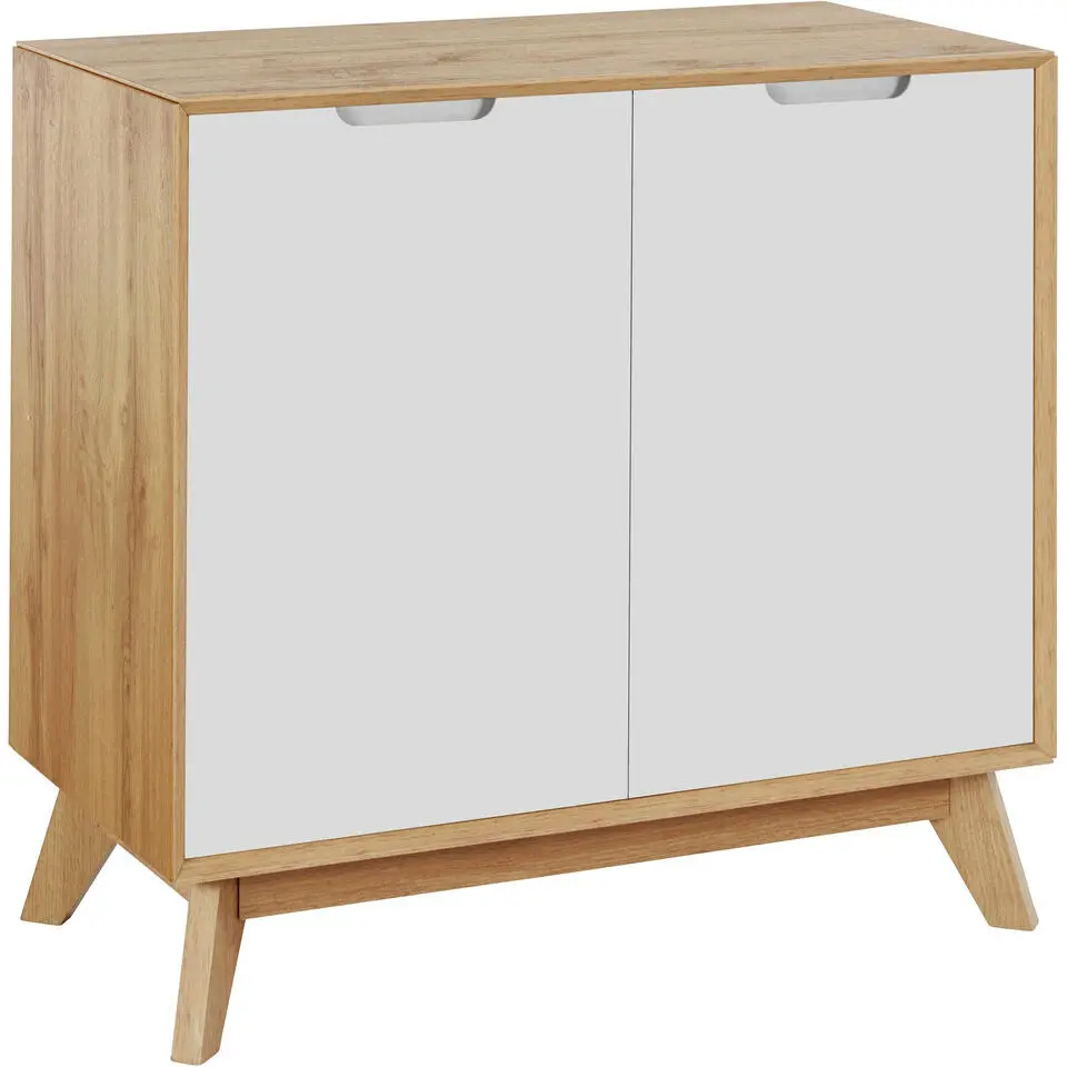 Ezra - Dressoir met 2 eiken/witte deuren