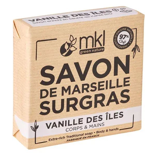 Sabonete MKL Green Nature Marseille com Baunilha da Ilha 100g