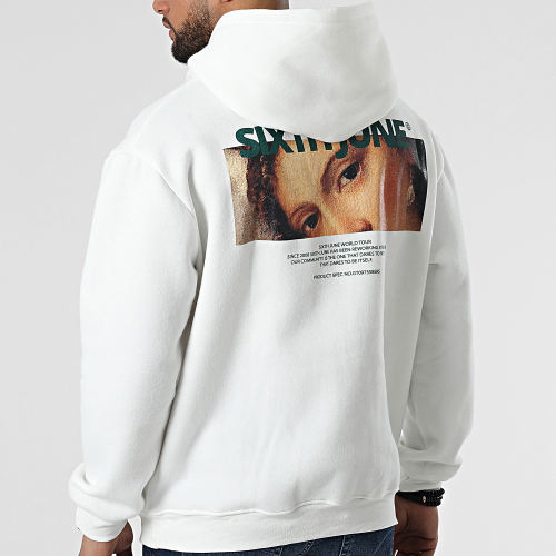 Sweat Capuche M22715VSW Blanc