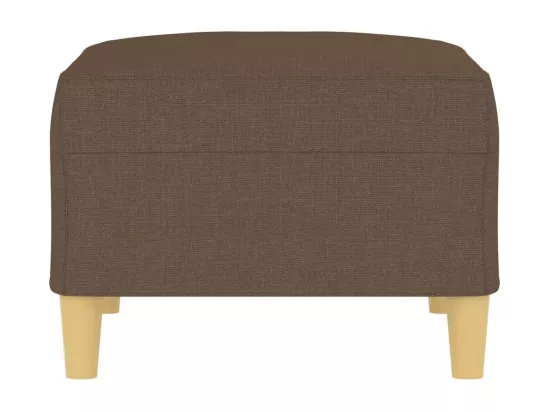Repose-pied Marron 70x55x41 cm Tissu
